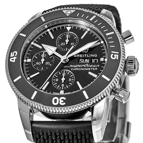 breitling superocean chronograph black|Breitling Superocean chronometre automatic price.